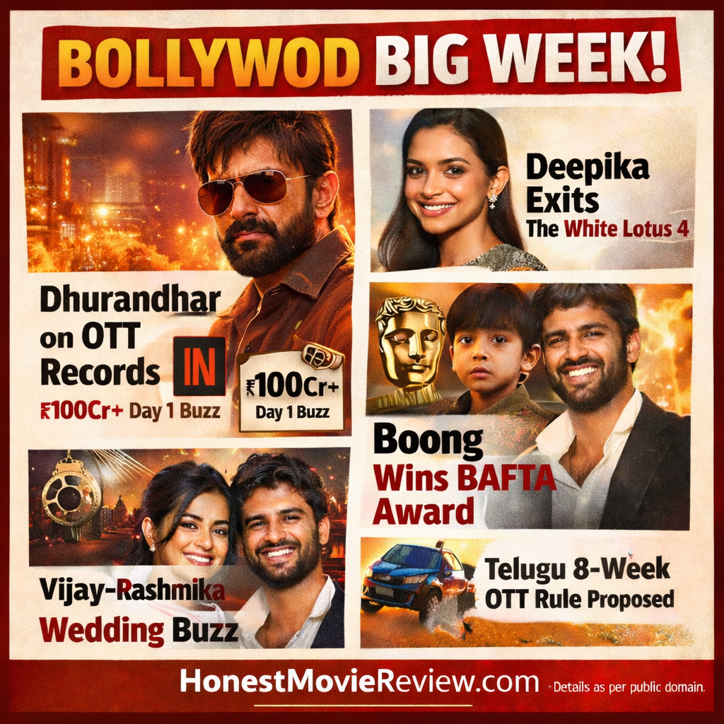 Dhurandhar OTT Records | BAFTA Win | Deepika Exit